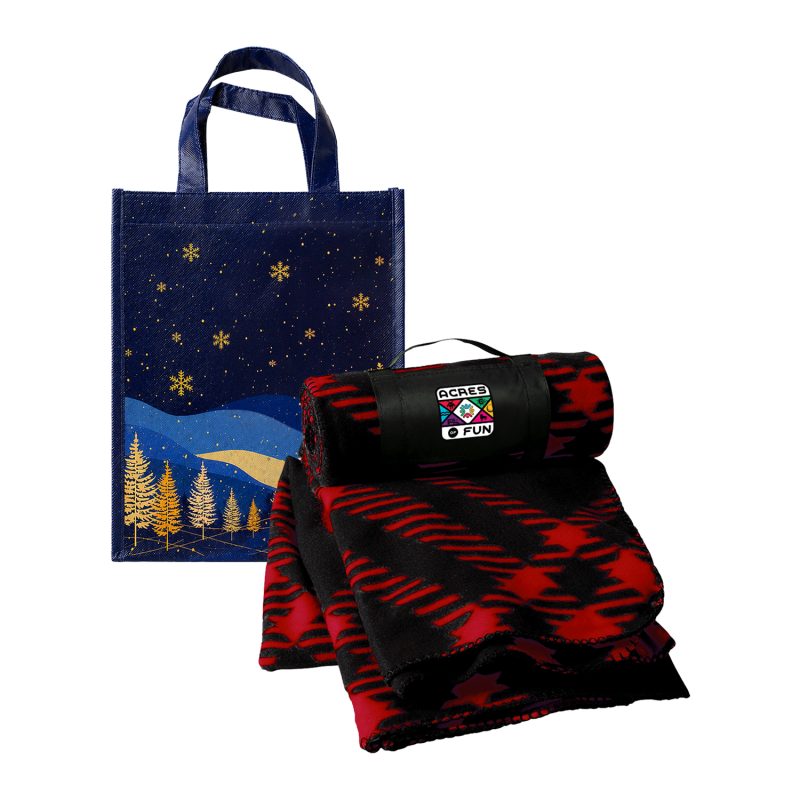 Recycled Fleece Blanket Gift Set - 6