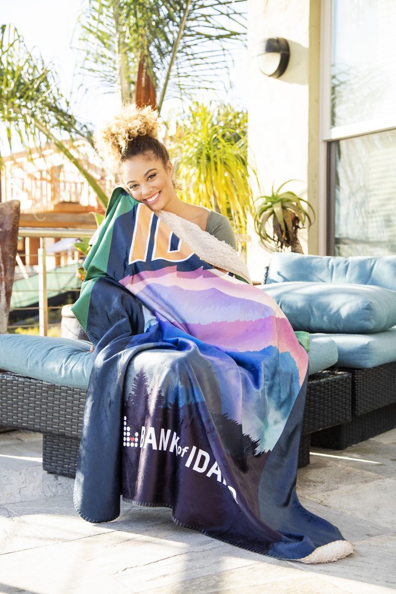 Sherpa Lined Micro Mink Throw