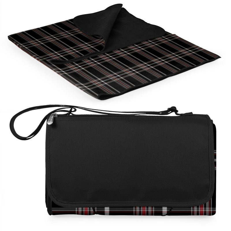 Blanket Tote XL Ex Large Picnic Blanket w/Shoulder Strap and Zipper Pocket - 2