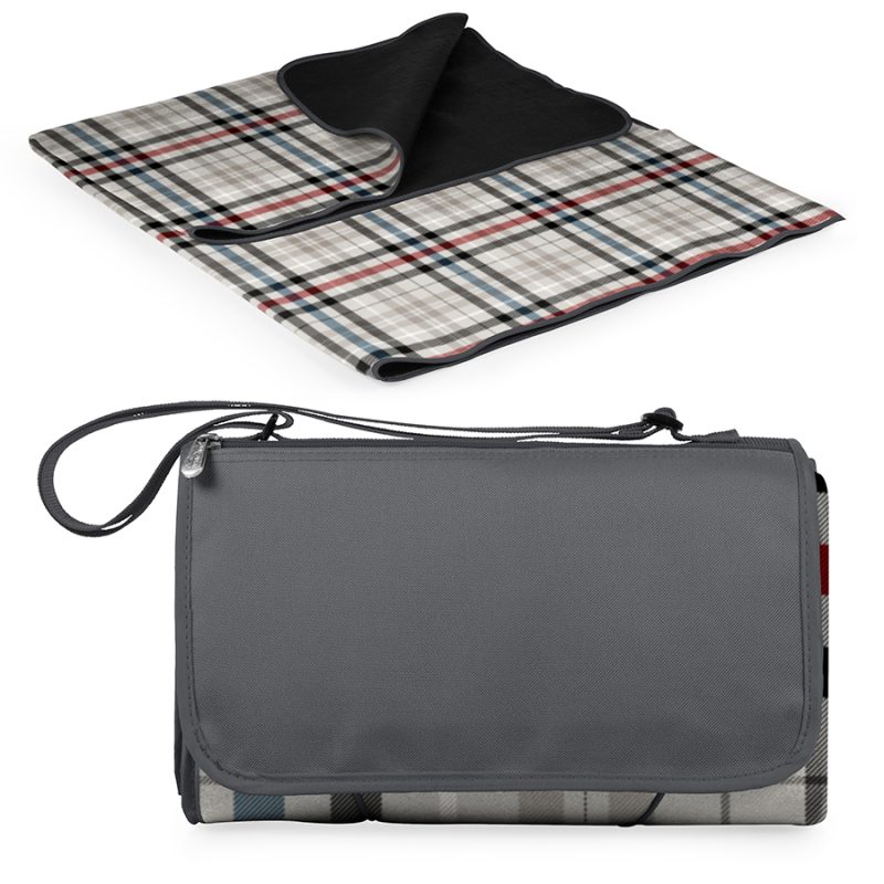 Blanket Tote XL Ex Large Picnic Blanket w/Shoulder Strap and Zipper Pocket - 4