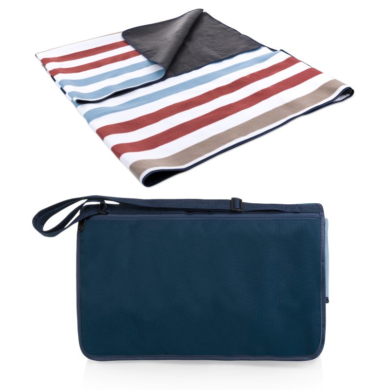 Blanket Tote XL Ex Large Picnic Blanket w/Shoulder Strap and Zipper Pocket - 5