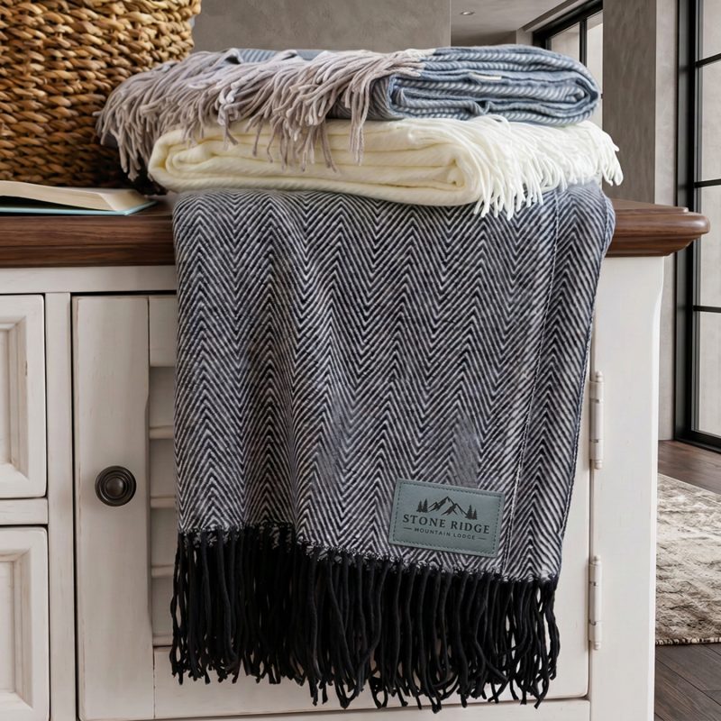 Herringbone Throw - 2