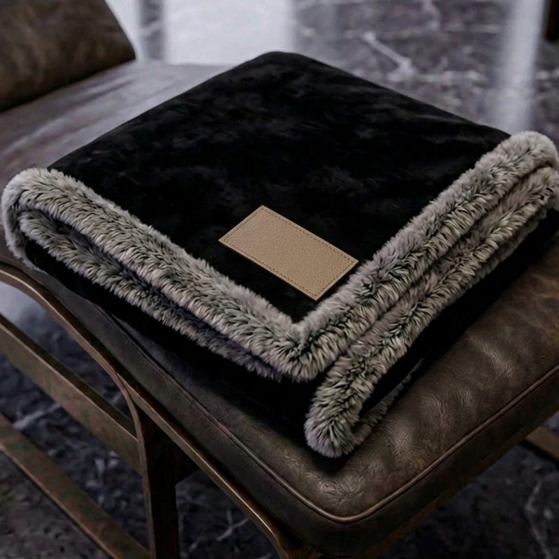 Velvafur Throw - 1