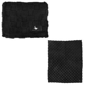 rPET Checkered Sherpa Fleece Blanket