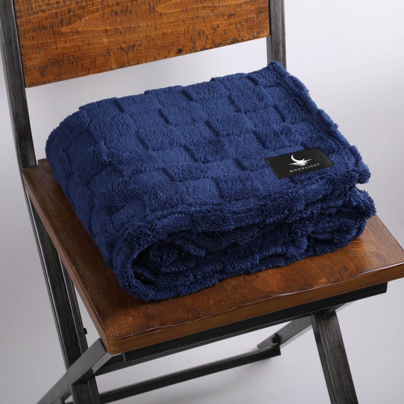 rPET Checkered Sherpa Fleece Blanket - 9